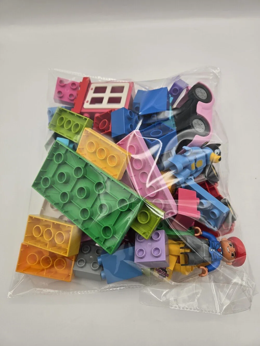 Lego Duplo Misc Building Blocks Toys Lot With 2 Figures